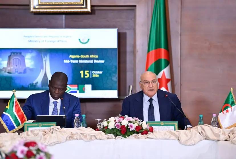 M. Attaf copréside avec son homologue Sud-Africain la réunion Ministérielle de suivi de la mise en œuvre des résultats de la Haute Commission bilatérale de coopération